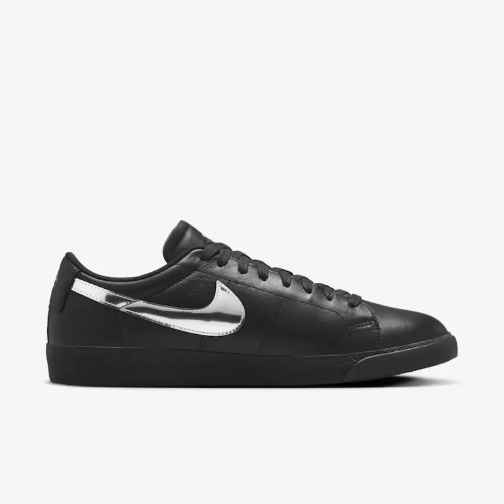 Dancer Skateboards x Nike SB Zoom Blazer Low Black and Metallic Silver foto 1