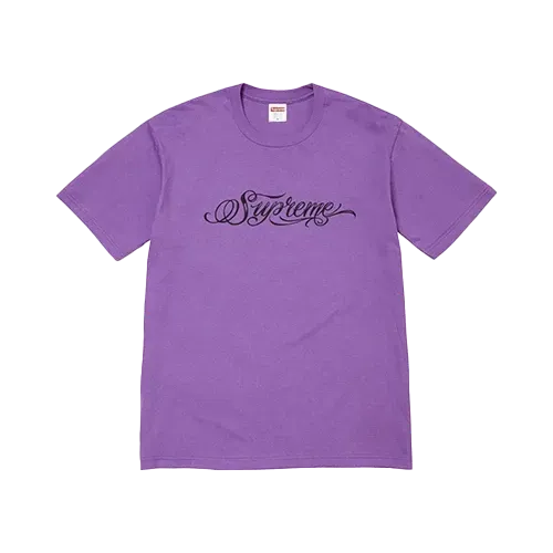Camiseta Supreme Script Purple