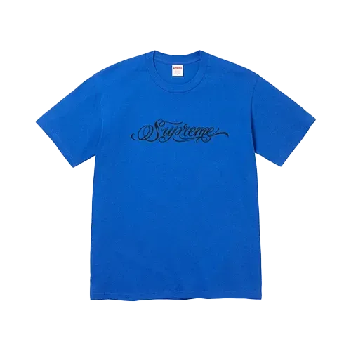 Camiseta Supreme Script Blue