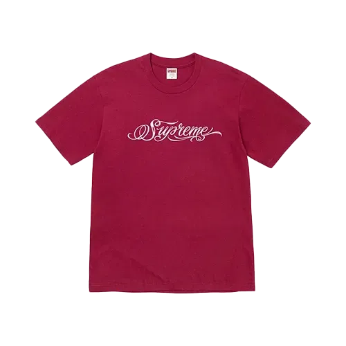 Camiseta Supreme Script Red