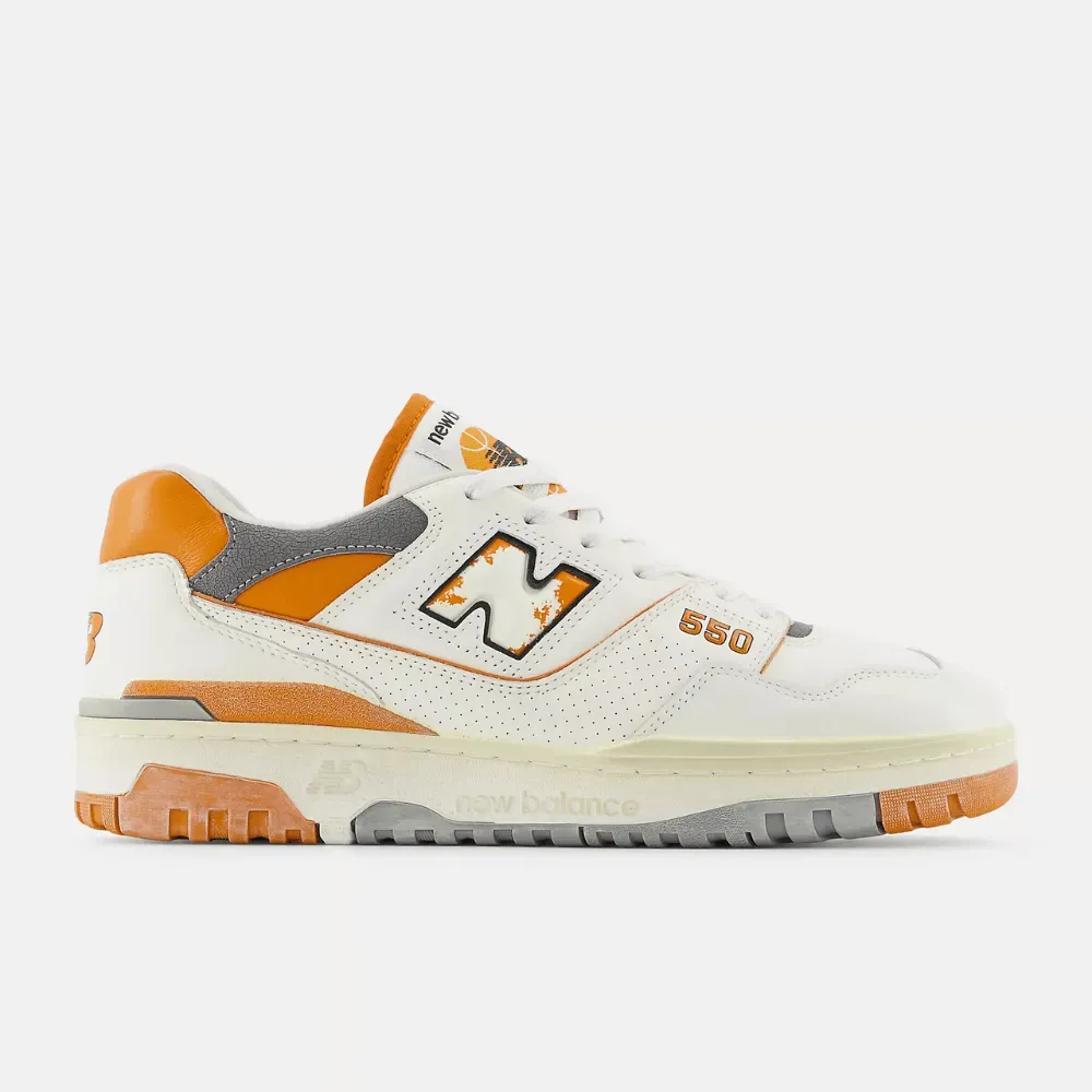 New Balance 550 Sea Salt Vintage Orange Shadow Grey foto 1