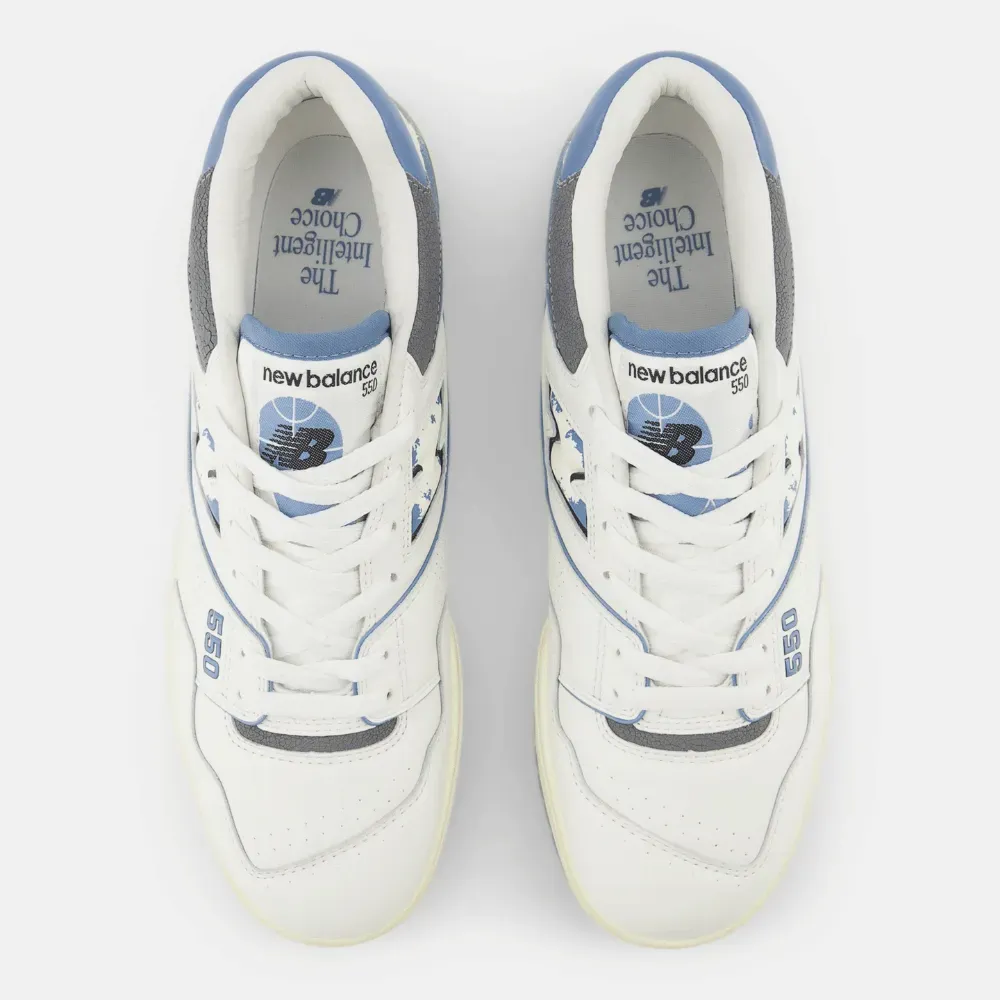New Balance 550 Sea Salt Heron Blue Angora foto 2