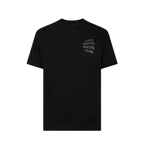 Camiseta Anti Social Social Club Ghost Of You And Me 3M Reflective Black
