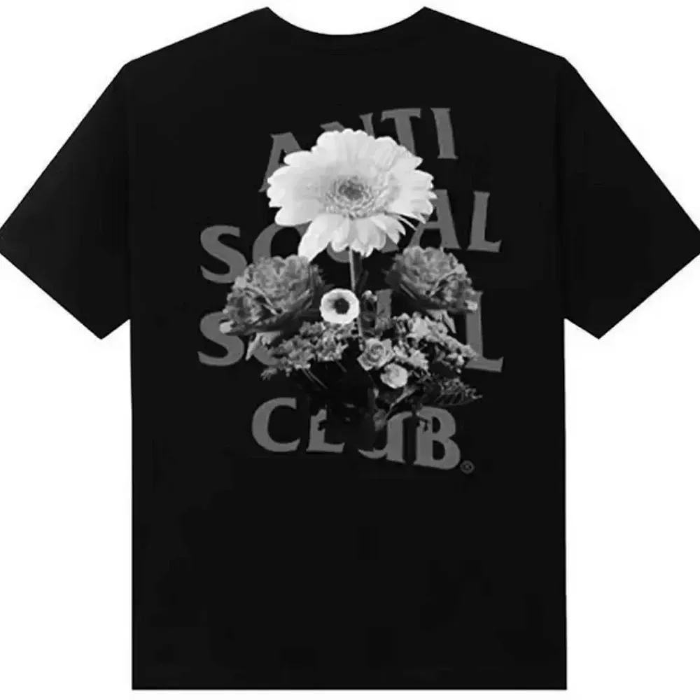 Camiseta Anti Social Social Club Ghost Of You And Me 3M Reflective Black foto 1