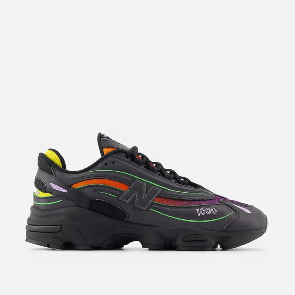 New Balance 1000 Reflective Black Multi-Color - Droper