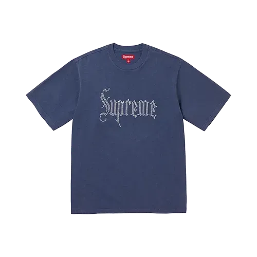 Camiseta Supreme Rhinestone S/S Blue