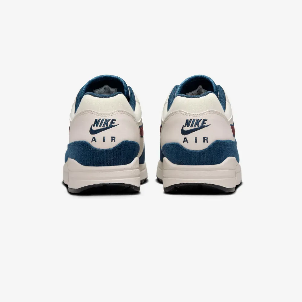 Nike Air Max 1 Coconut Milk Burgundy Crush Armory Navy - Droper