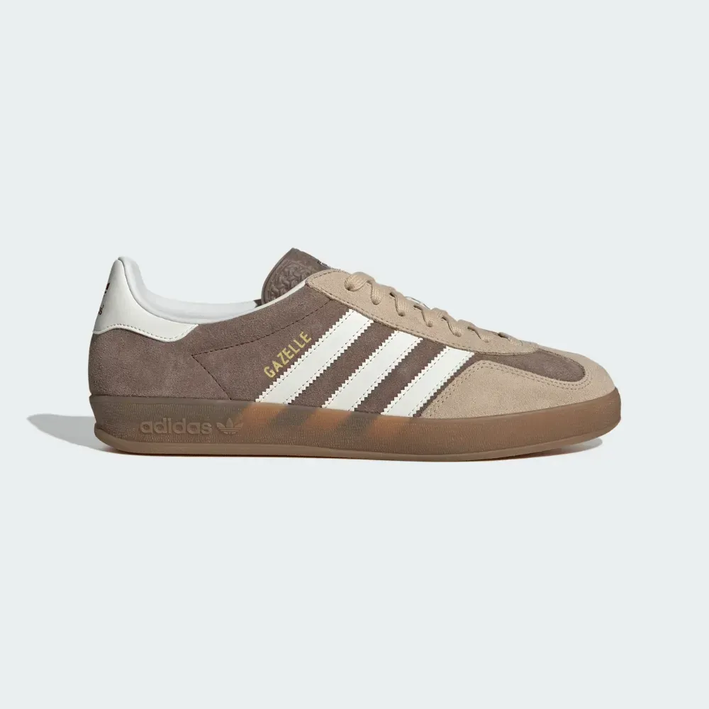 adidas Gazelle Indoor Earth Strata Cloud White foto 1