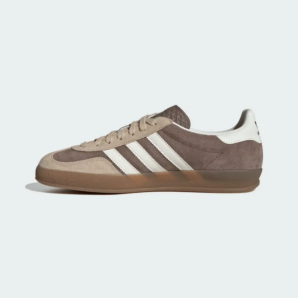 adidas Gazelle Indoor Earth Strata Cloud White foto 3