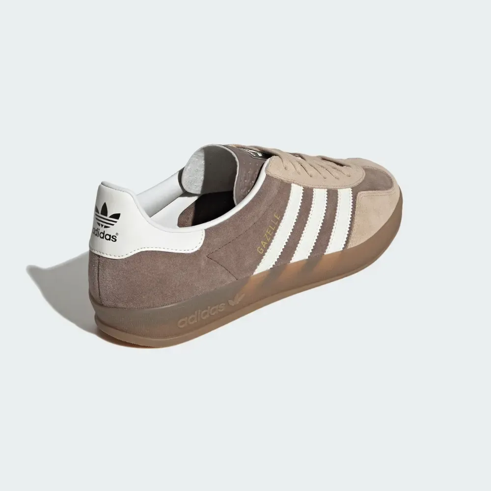 adidas Gazelle Indoor Earth Strata Cloud White foto 4