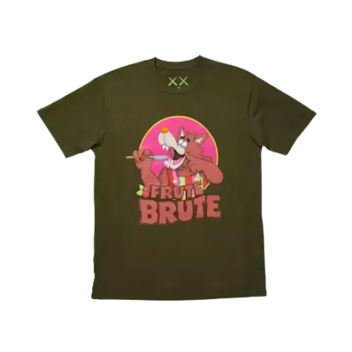 Monsters x KAWS Camiseta Frute Brute Olive