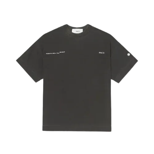 Camiseta Pace Climb Oversized Washed Black