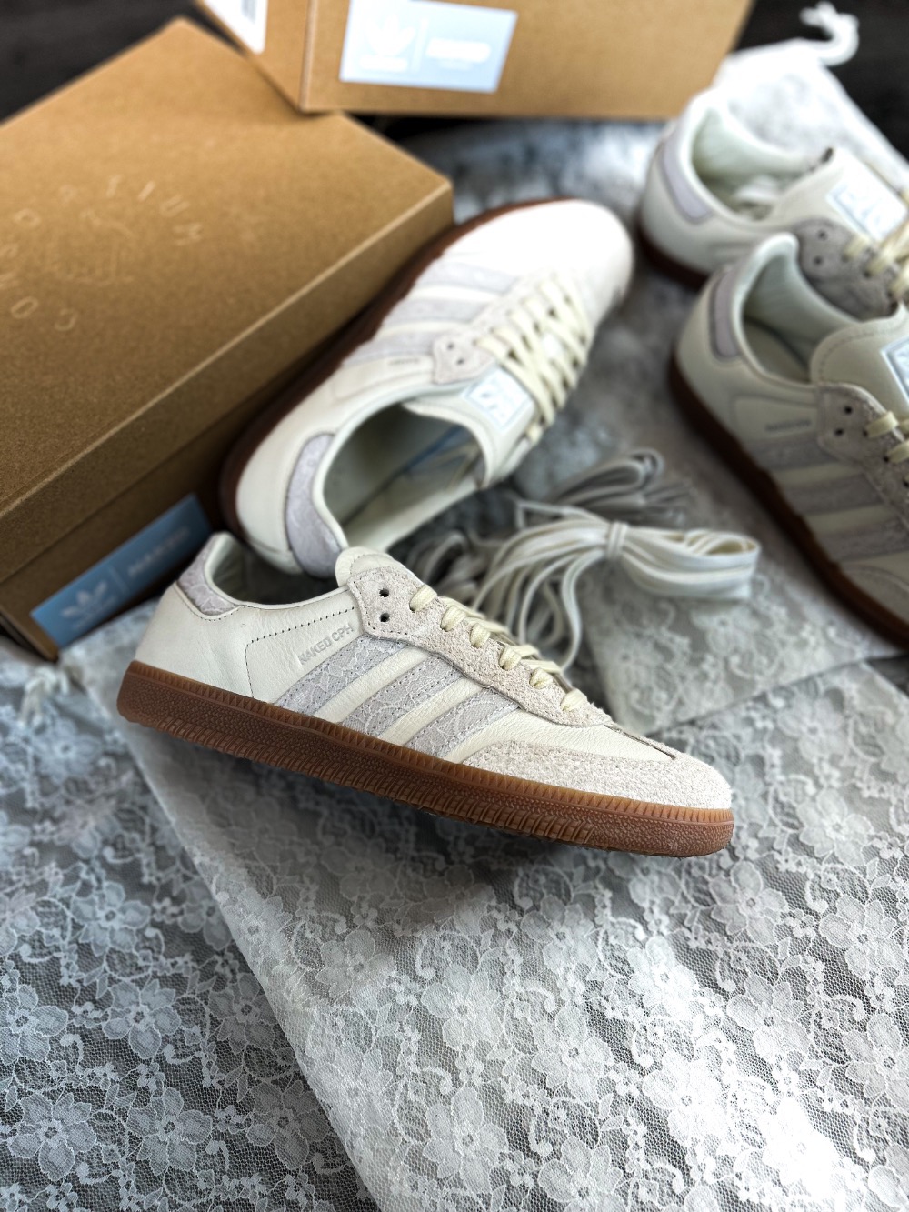 adidas Samba OG Naked Consortium Off White Crystal White — 39, Novo