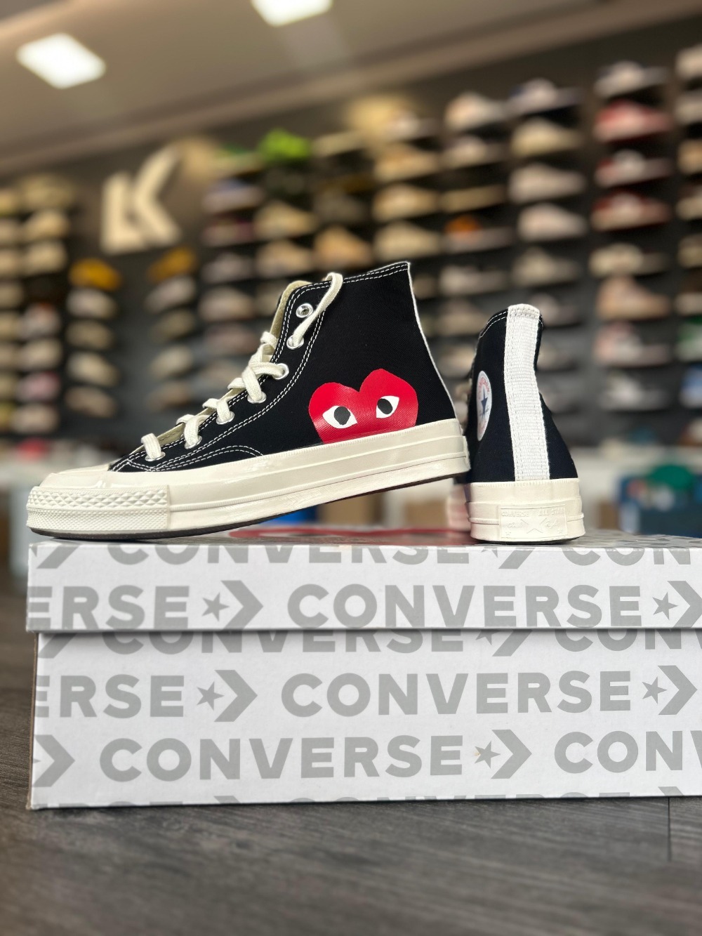 Comme des Garçons PLAY x Converse Chuck 70 Black
