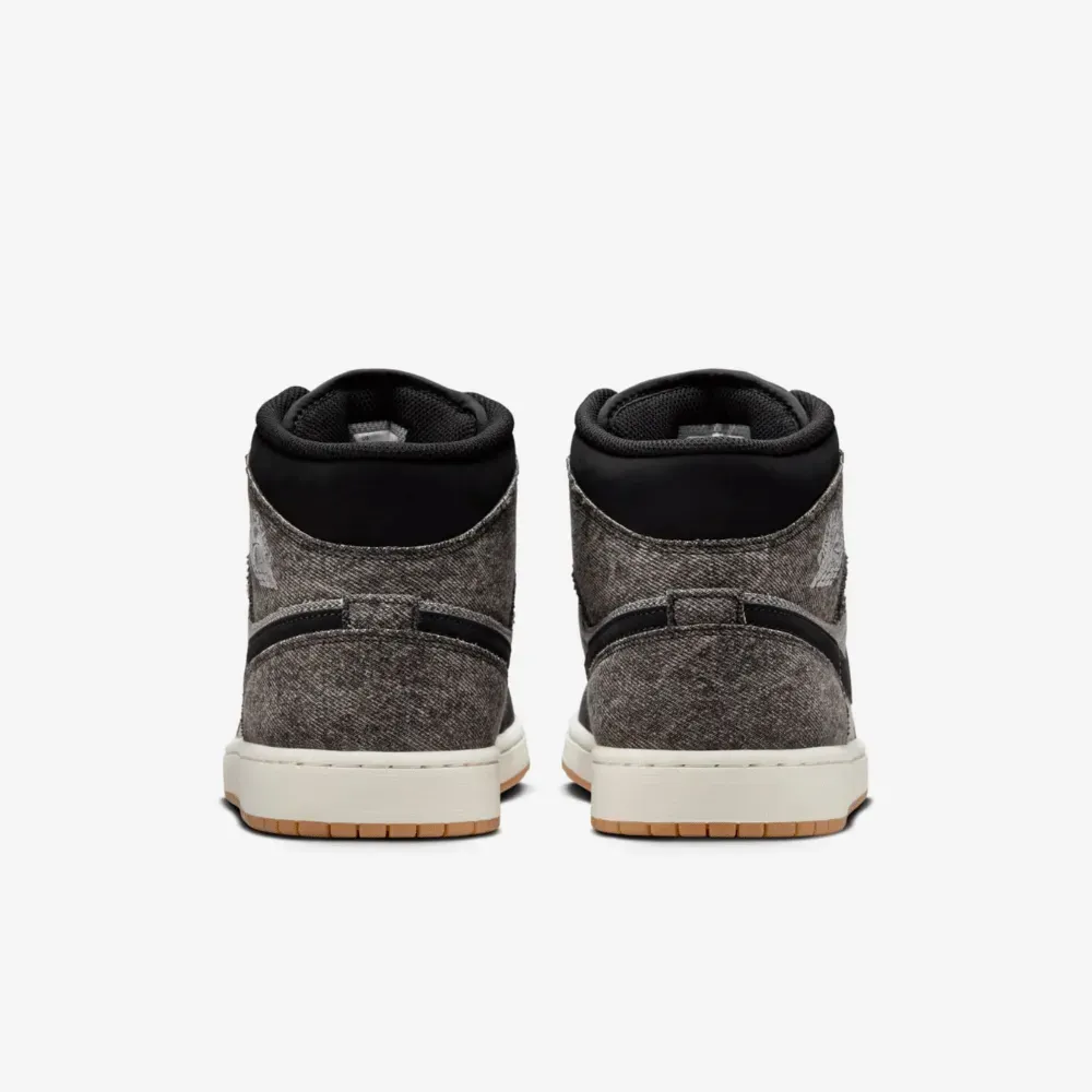 Air Jordan 1 Mid SE Black Denim foto 4