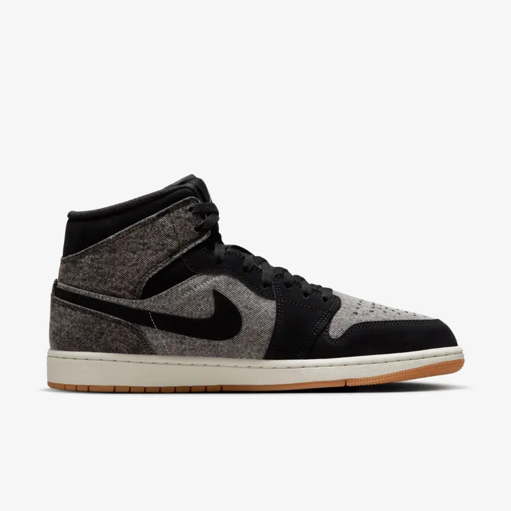 Air Jordan 1 Mid SE Black Denim foto 3