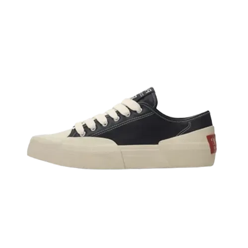 Pace Yacht-Rubber Leather Low Black