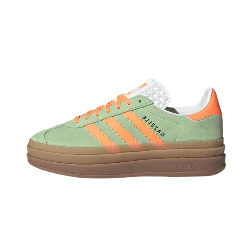 adidas Gazelle Bold Semi Green Spark Screaming Orange