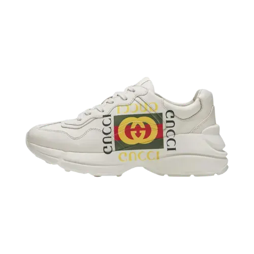 Gucci Rhyton Leather Vintage Logo