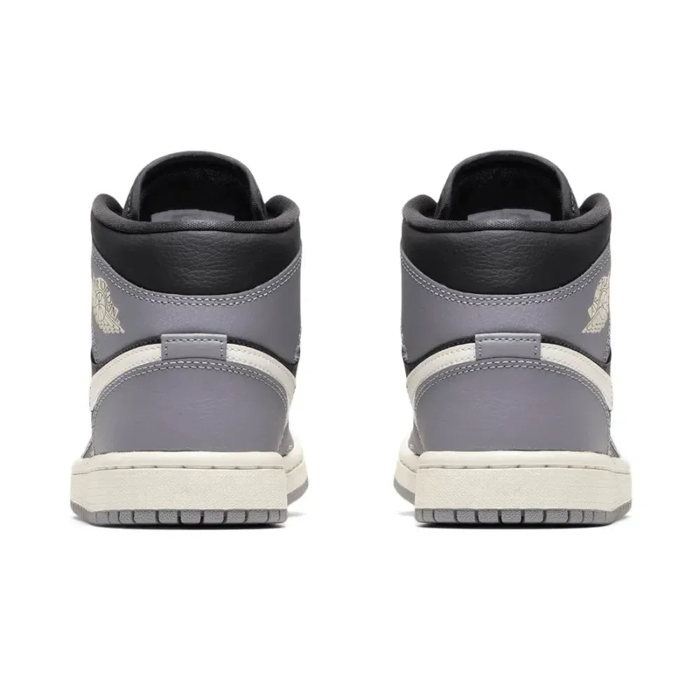 Air Jordan 1 Mid Cement Grey Sail Anthracite foto 3