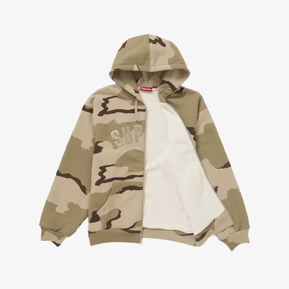 Moletom Supreme Arc Thermal Zip Up Desert Camo - Droper