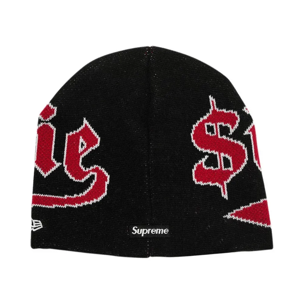 帽子 Supreme New Era Accent Beanie 24FW Touca Supreme New Era Accent Black - Droper