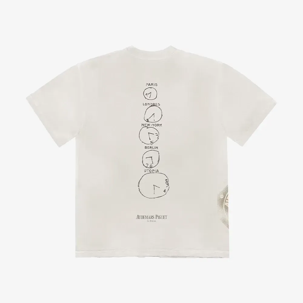 Audemars Piguet x Travis Scott Camiseta Time Zones White - Droper