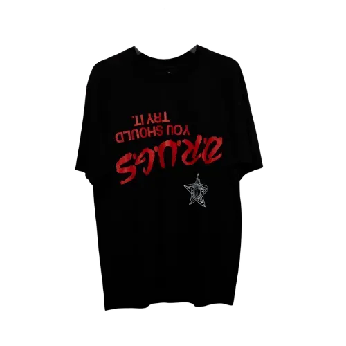 Camiseta Travis Scott Days Before Rodeo Drugs You Should Try It Black