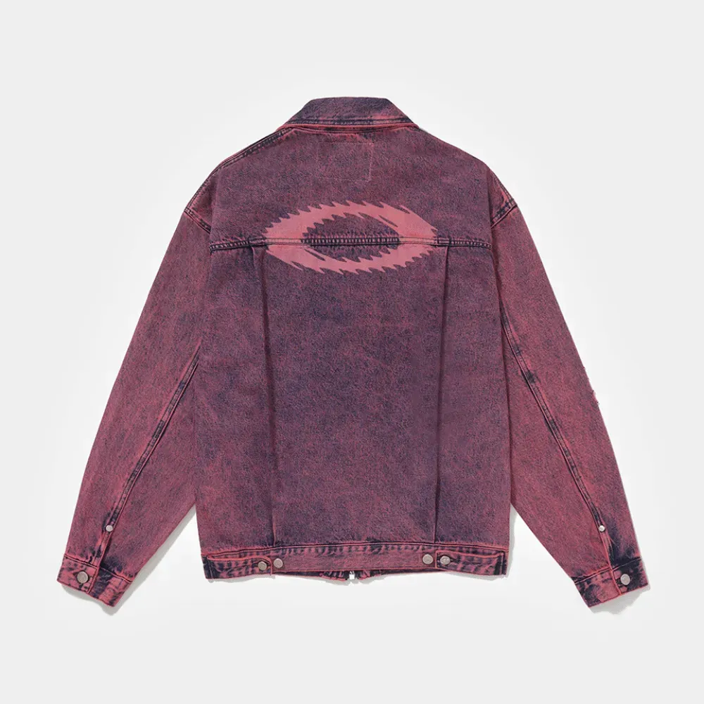 Imagem Oakley x Piet Jaqueta Distressed Denim Violet