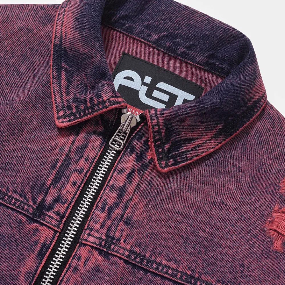 Imagem Oakley x Piet Jaqueta Distressed Denim Violet
