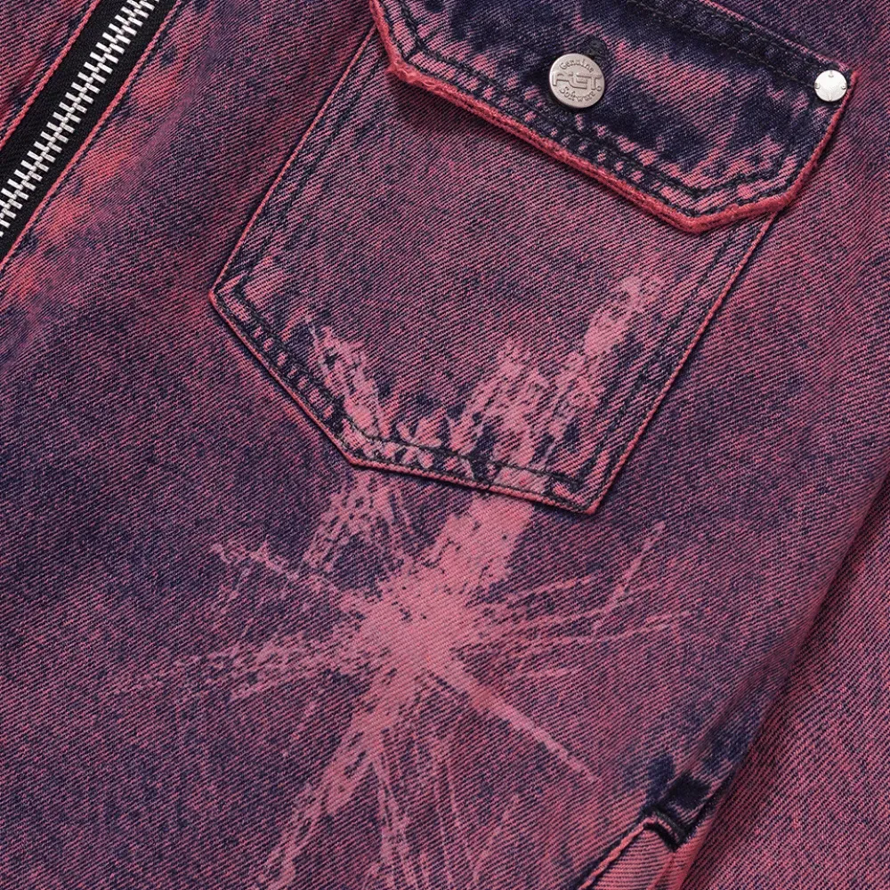 Imagem Oakley x Piet Jaqueta Distressed Denim Violet