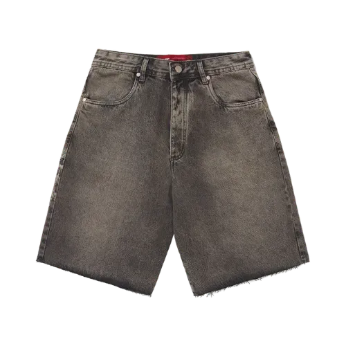Oakley x Piet Bermuda Distressed Denim Khaki