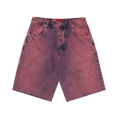 Oakley x Piet Bermuda Distressed Denim Violet