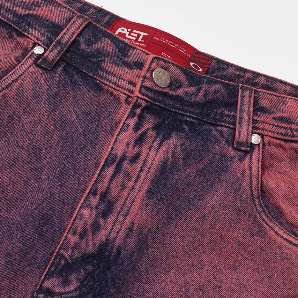 Oakley x Piet Bermuda Distressed Denim Violet foto 2
