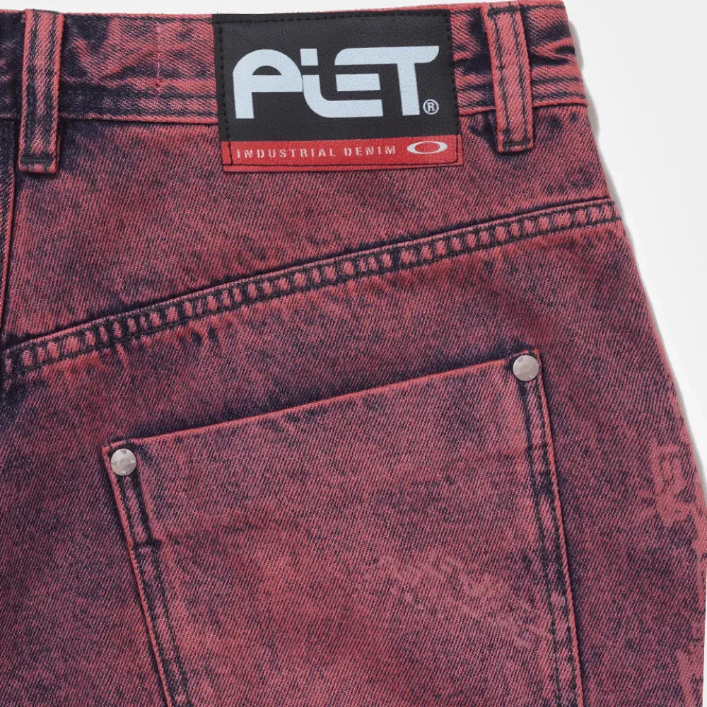 Oakley x Piet Bermuda Distressed Denim Violet foto 5