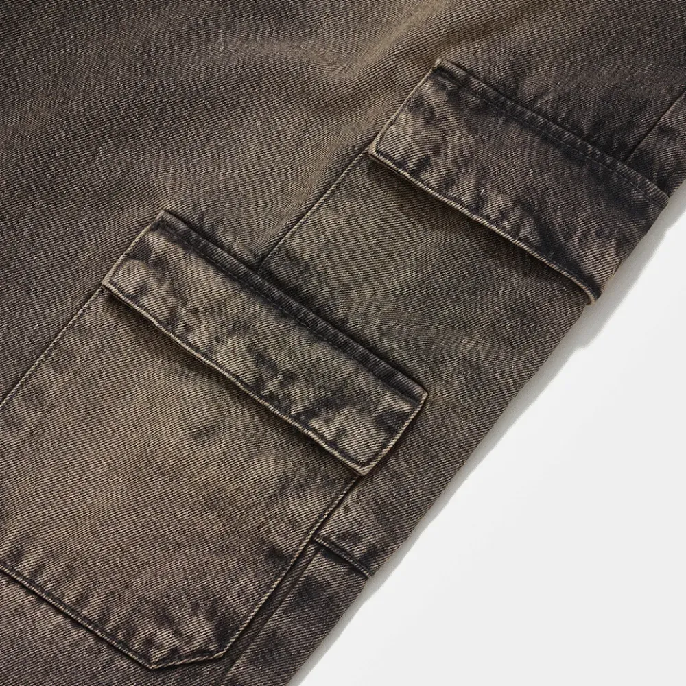 Oakley x Piet Calça Distressed Denim Khaki foto 3