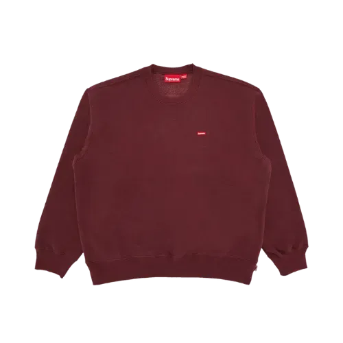 Crewneck Supreme Small Box Maroon