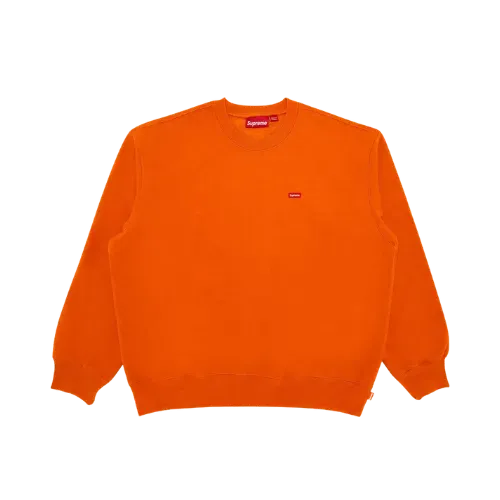 Crewneck Supreme Small Box Rust Orange
