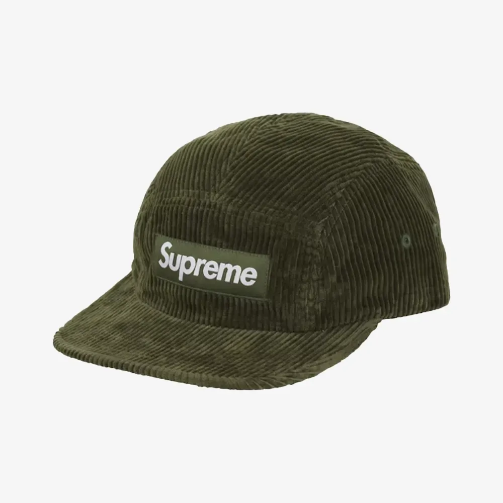 Supreme Corduroy Camp Green - Droper