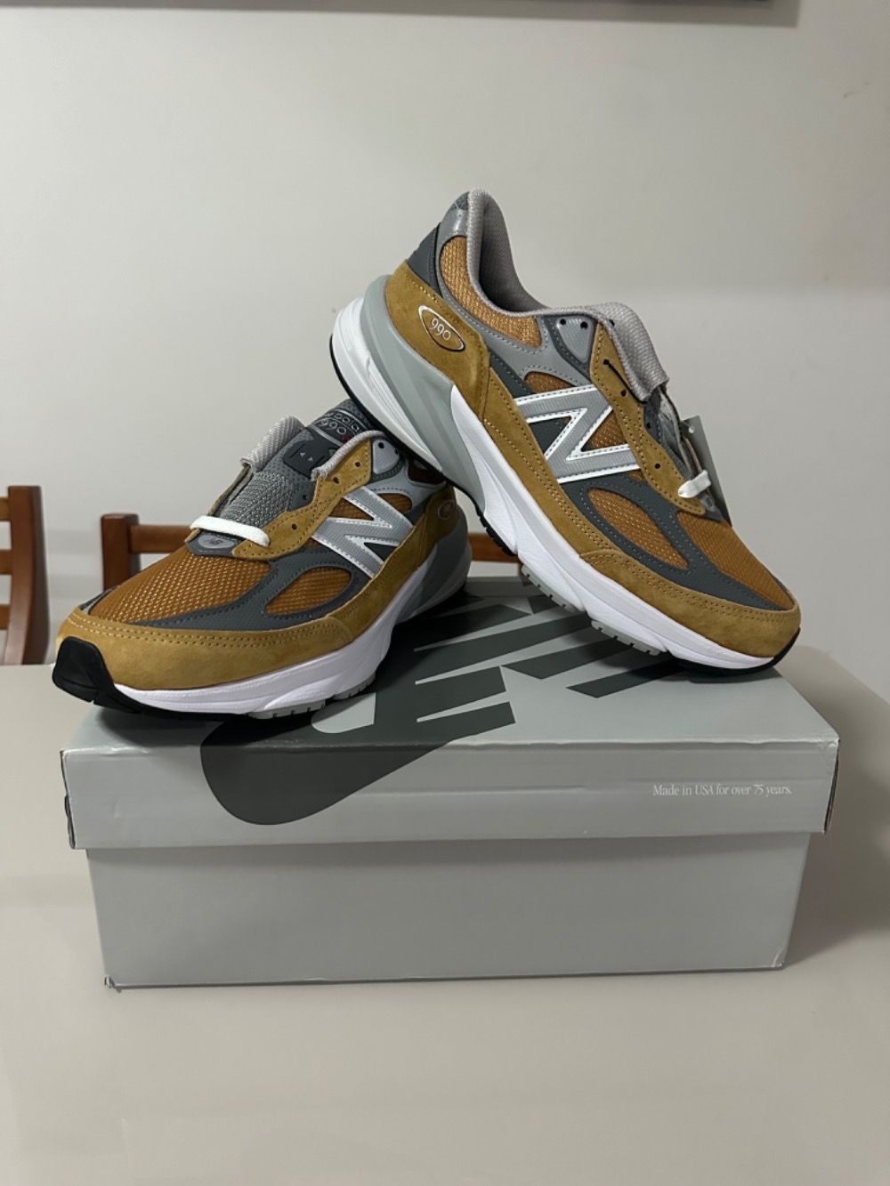 New Balance 990v6 Made in USA Workwear Grey