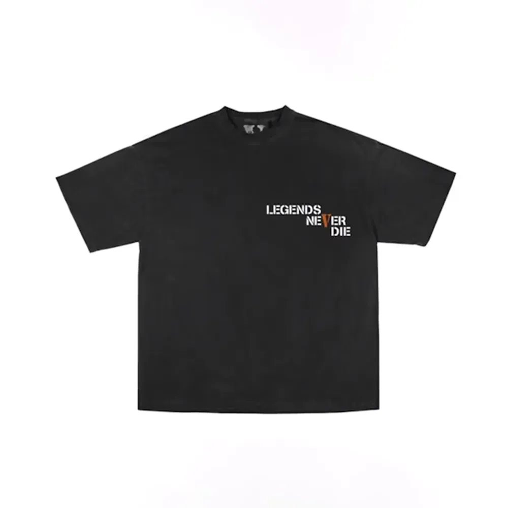Juice Wrld x Vlone Camiseta 999 Black - Droper