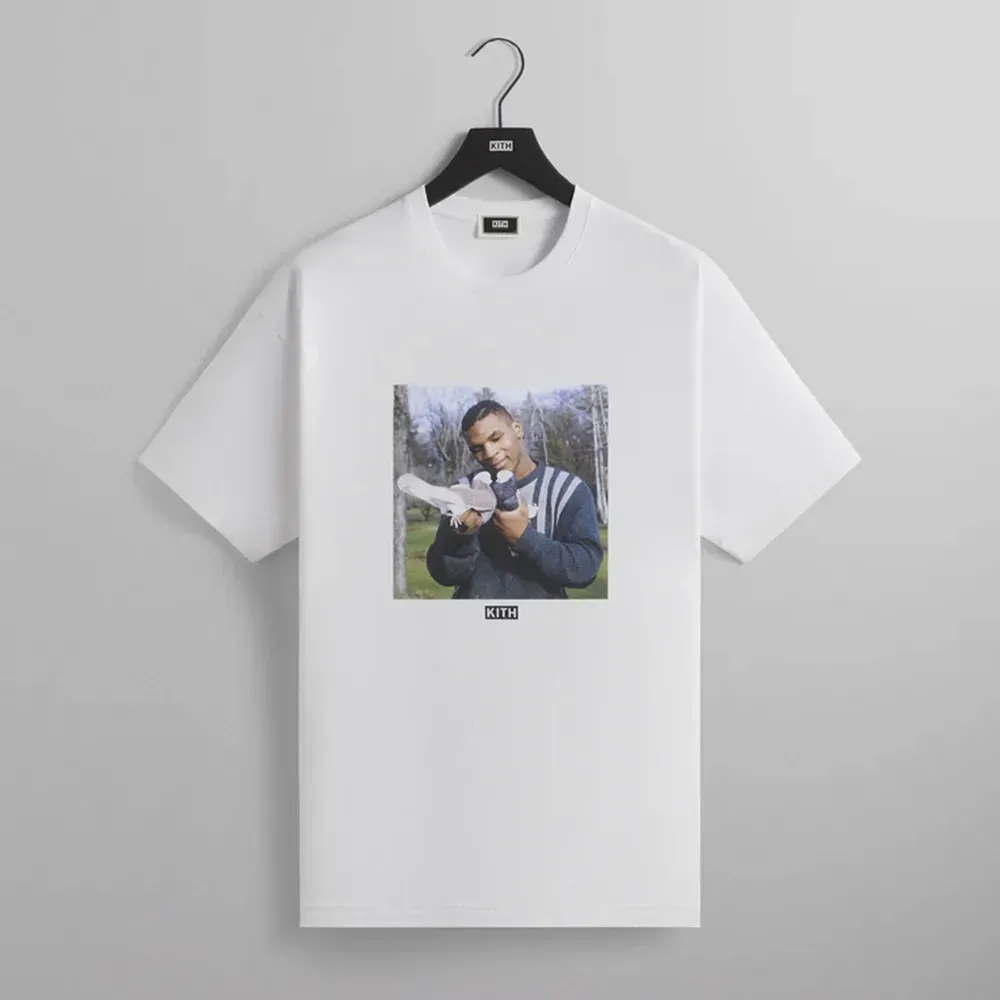 Camiseta Kith Mike Tyson Vintage White - Droper