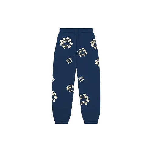 Cactus Plant Flea Market x Denim Tears Calça Wreath Sweatpants Navy