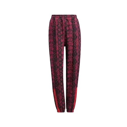 Ivy Park x adidas Calça Burgundy Cotton Lounge Red