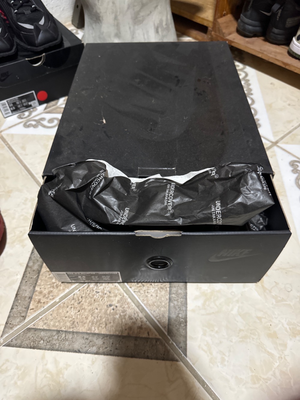Undercover x Nike Dunk High 1985 Black — 40, Usado