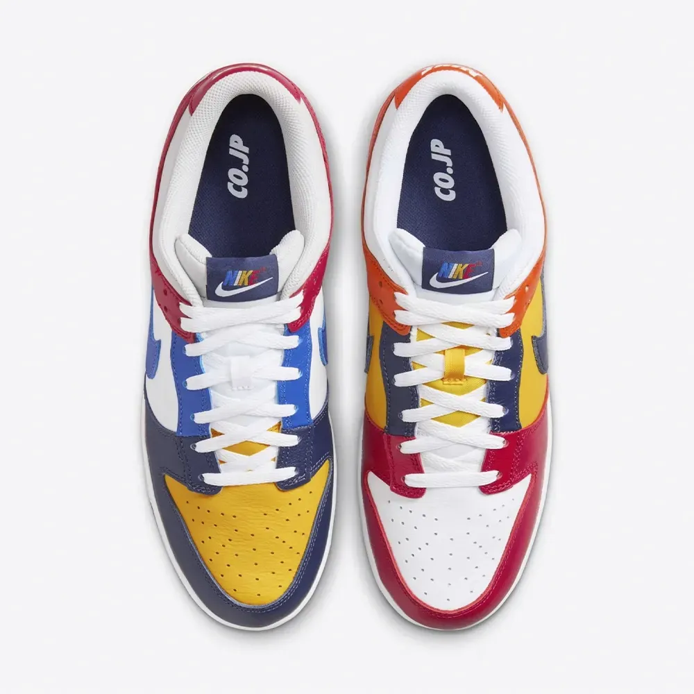 Nike Dunk  by you 青/赤/白 Nike Dunk Low Midnight Navy and Varsity Red - Droper