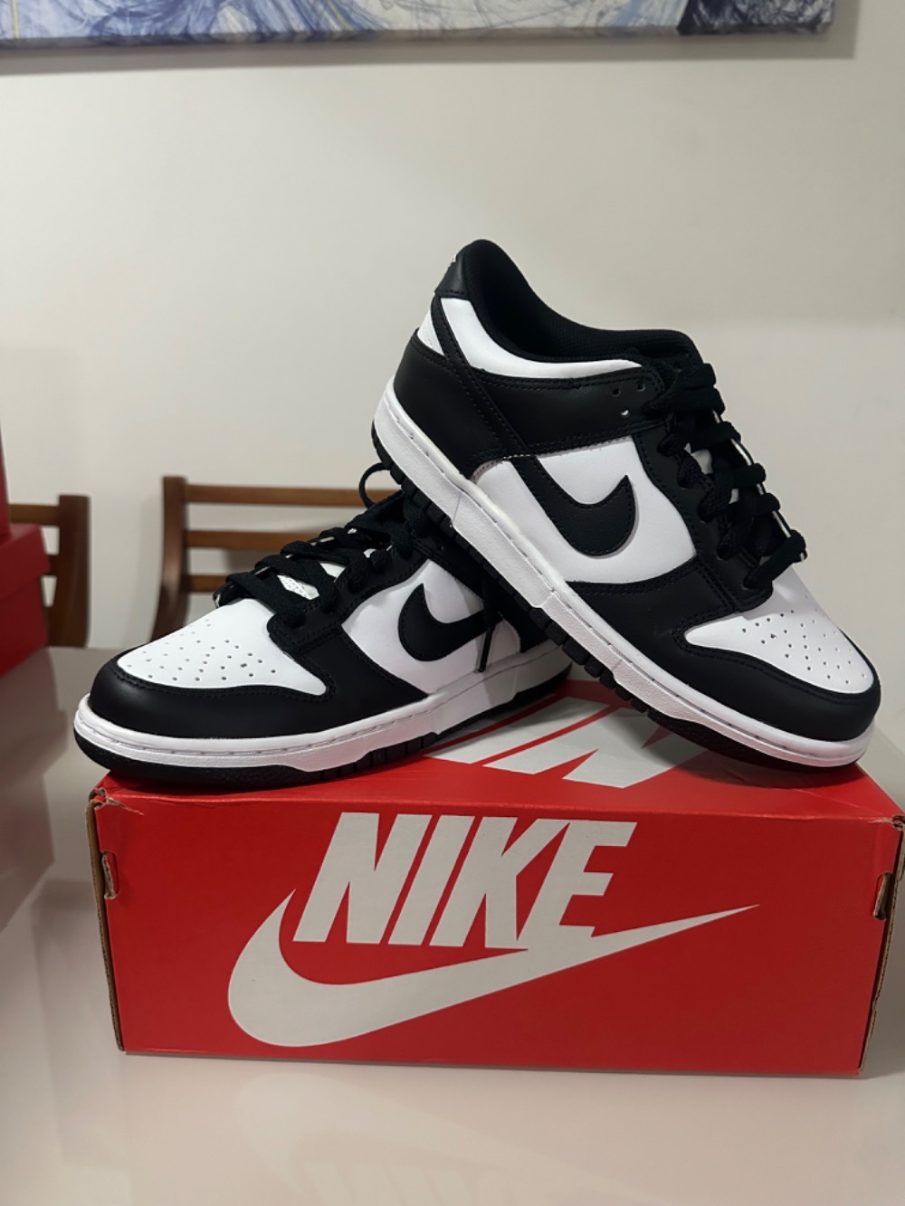 Nike Dunk Low GS Black White Panda — 37 / 38, Novo