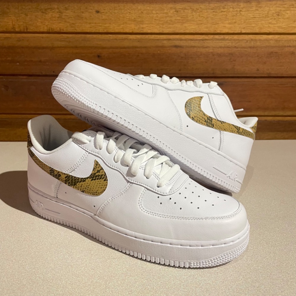 Nike Air Force 1 Low Ivory Snake — 38, Novo
