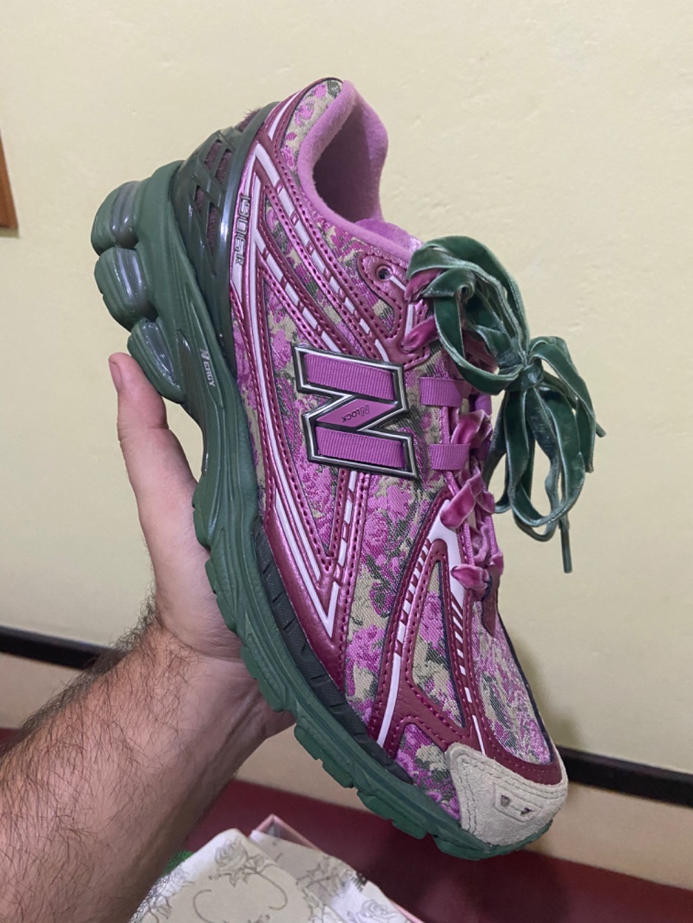 Jack Harlow x New Balance 1906R Fatigue Green Light Purple Metallic — 42, Novo