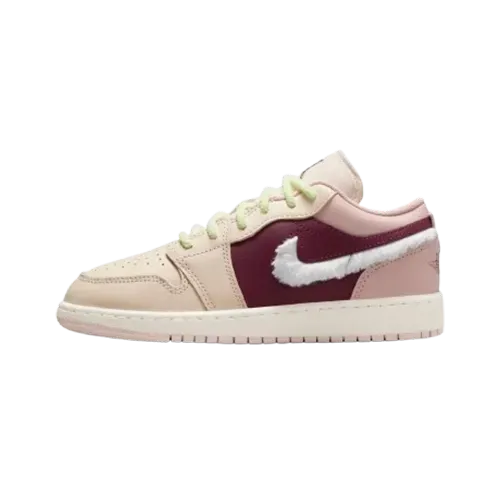 Jordan 1 Low SE Fur Swoosh Pink Oxford